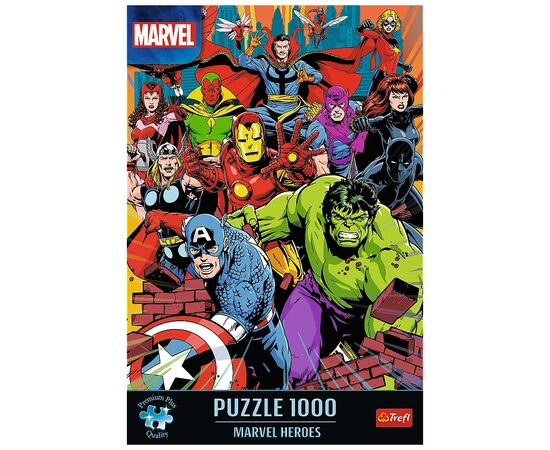 Пазл Trefl Marvel Heroes Герои Герои 1000 элементов (5900511108811), изображение 2 Пазл Trefl Marvel Heroes Герои Герои 1000 элементов (5900511108811), изображение 2