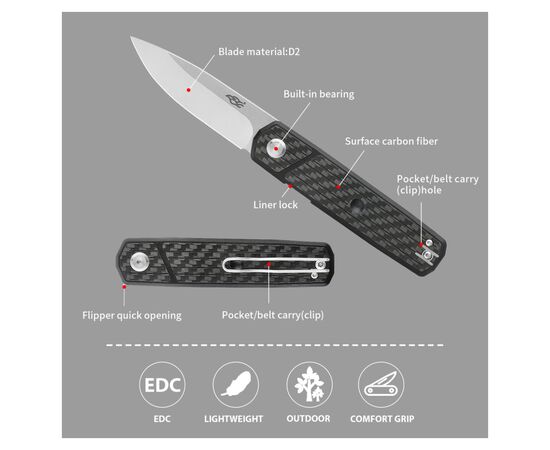 Нож Firebird FH927-CF, изображение 3 Нож Firebird FH927-CF, изображение 3