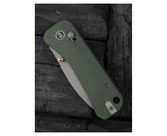 Нож Weknife Banter 2, Green Mikarta, Stonewash (WE23075-3), изображение 10 Нож Weknife Banter 2, Green Mikarta, Stonewash (WE23075-3), изображение 10