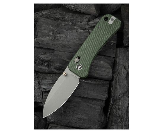 Нож Weknife Banter 2, Green Mikarta, Stonewash (WE23075-3), изображение 12 Нож Weknife Banter 2, Green Mikarta, Stonewash (WE23075-3), изображение 12