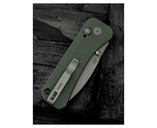 Нож Weknife Banter 2, Green Mikarta, Stonewash (WE23075-3), изображение 7 Нож Weknife Banter 2, Green Mikarta, Stonewash (WE23075-3), изображение 7