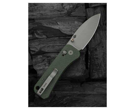 Нож Weknife Banter 2, Green Mikarta, Stonewash (WE23075-3), изображение 9 Нож Weknife Banter 2, Green Mikarta, Stonewash (WE23075-3), изображение 9