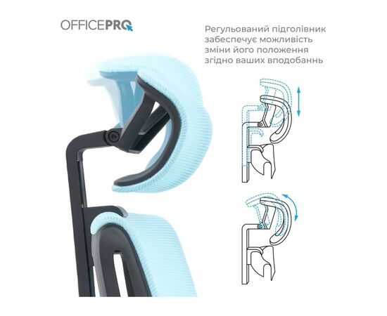 Офисное кресло OfficePro Harmony OC310-B-BL-BL (OC310-B-BL-BL), изображение 7