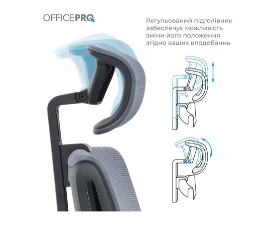 Офисное кресло OfficePro Harmony OC310-B-G-G (OC310-B-G-G), изображение 7