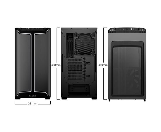 Корпус Be quiet! PURE BASE 501 DX чорний (BGW76), изображение 7 Корпус Be quiet! PURE BASE 501 DX чорний (BGW76), изображение 7