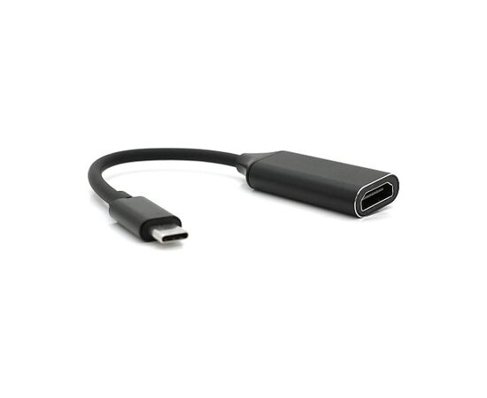 Переходник USB-C to HDMI F 0.1m 4K black Voltronic (YT-C-Type-C(M)/HDMI(F)Bk), изображение 2 Переходник USB-C to HDMI F 0.1m 4K black Voltronic (YT-C-Type-C(M)/HDMI(F)Bk), изображение 2