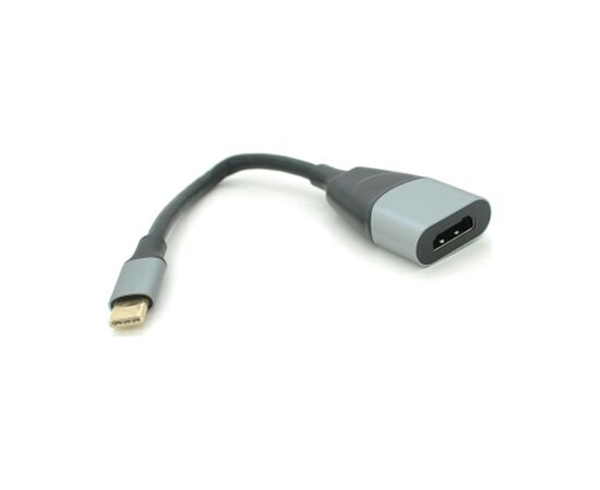 Переходник USB-C to HDMI F 0.18m black-gray Voltronic (YT-Type-C(M)/HDMI(F)-18cm)