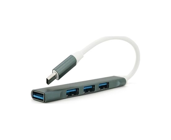 Концентратор Voltronic USB-C 4xUSB 3.0 0.1m black (YT-TC3H4-B)