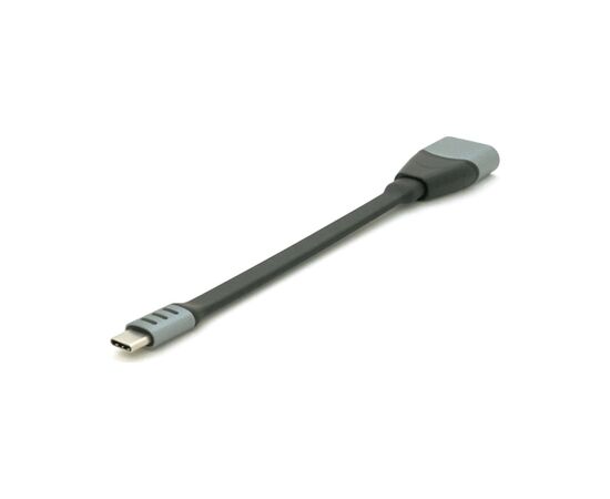 Переходник USB-C to HDMI F 0.18m black-gray Voltronic (Type-C(M)/HDMI(F)flat18cm), изображение 3 Переходник USB-C to HDMI F 0.18m black-gray Voltronic (Type-C(M)/HDMI(F)flat18cm), изображение 3