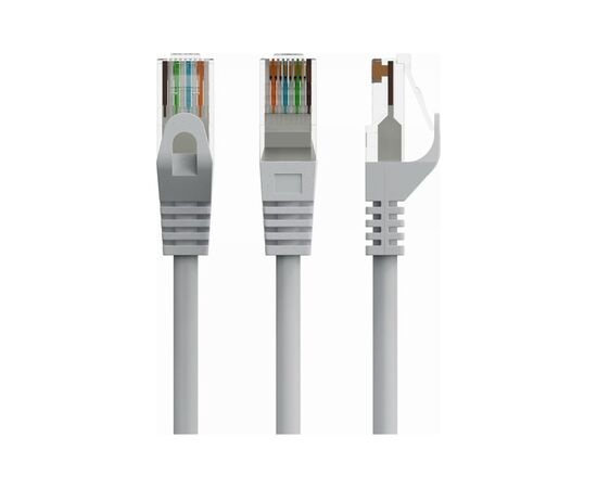Патч-корд 1.5м UTP cat 6 CU gray Cablexpert (PP6U-CU-1.5M)