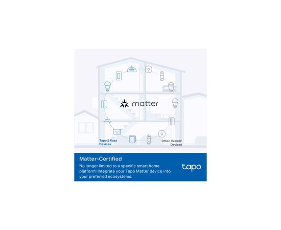 Умная розетка TP-Link Tapo P110M N300 BT 16A (TAPO-P110M), изображение 3 Умная розетка TP-Link Tapo P110M N300 BT 16A (TAPO-P110M), изображение 3
