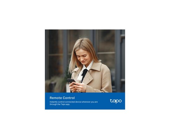 Умная розетка TP-Link Tapo P110M N300 BT 16A (TAPO-P110M), изображение 6 Умная розетка TP-Link Tapo P110M N300 BT 16A (TAPO-P110M), изображение 6