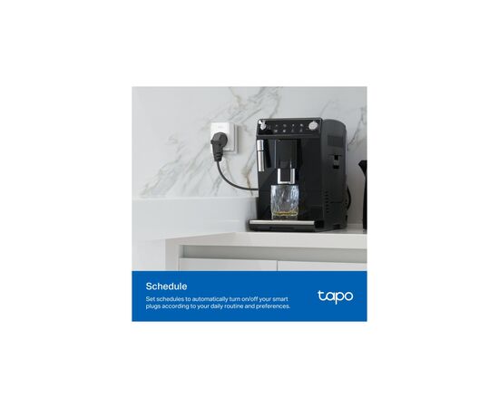 Умная розетка TP-Link Tapo P110M N300 BT 16A (TAPO-P110M), изображение 7 Умная розетка TP-Link Tapo P110M N300 BT 16A (TAPO-P110M), изображение 7