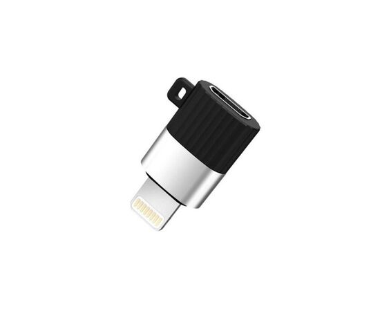 Перехідник Lightning M to Micro 5P F black XO (XO-NB149B-BK)