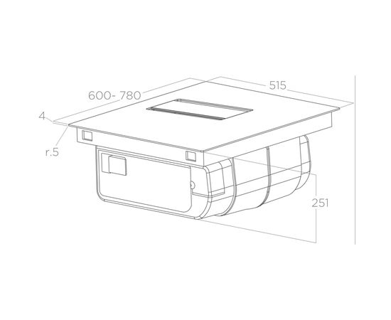 Варочна поверхня Elica NIKOLATESLA ALPHA B BL/A/60, зображення 3 Варочна поверхня Elica NIKOLATESLA ALPHA B BL/A/60, зображення 3