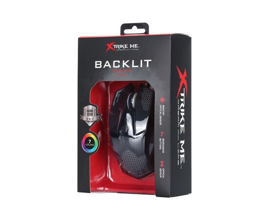 Мышка Xtrike ME GM-216 RGB USB Black (GM-216), изображение 4 Мышка Xtrike ME GM-216 RGB USB Black (GM-216), изображение 4