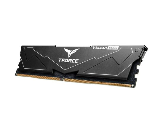 Модуль памяти для компьютера DDR5 32GB (2x16GB) 6000 MHz T-Force Vulcan Black Team (FLBD532G6000HC38JDC01), изображение 2 Модуль памяти для компьютера DDR5 32GB (2x16GB) 6000 MHz T-Force Vulcan Black Team (FLBD532G6000HC38JDC01), изображение 2