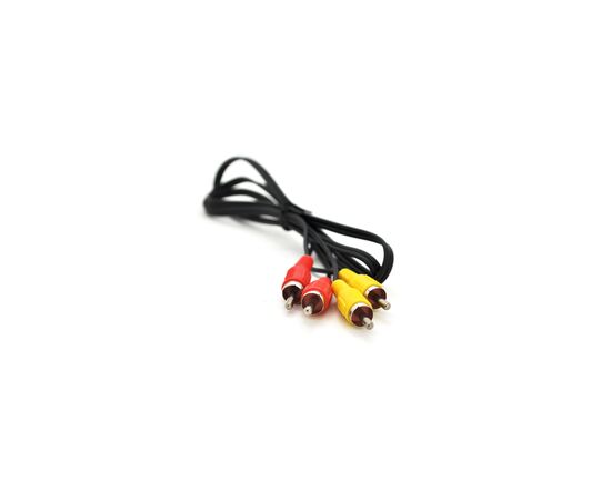 Кабель мультимедийный 2xRCA M to 2xRCA M 1.0m black Voltronic (14720)