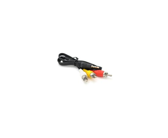 Кабель мультимедійний 3.5mm M to 3xRCA M 0.5m black Voltronic (YT-3.5(M)/3хRCA(M)-0.5m)