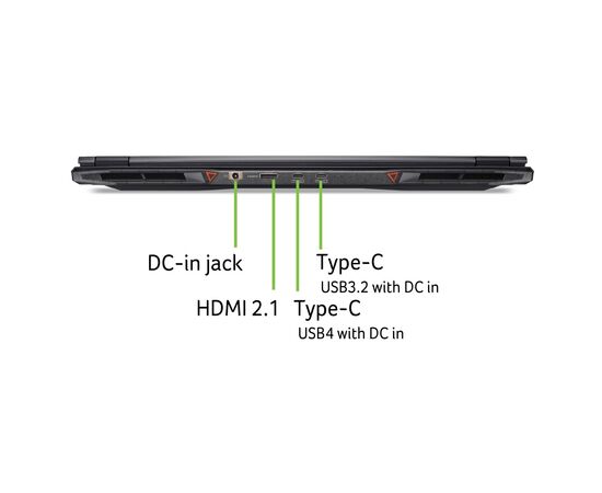 Ноутбук Acer Nitro 18 AI AN18-61-R4L8 (NH.QY7EU.004), изображение 6 Ноутбук Acer Nitro 18 AI AN18-61-R4L8 (NH.QY7EU.004), изображение 6