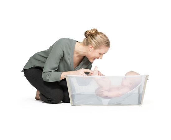 Ванночка Stokke Flexi Bath та підставка, бежева (531512), зображення 5 Ванночка Stokke Flexi Bath та підставка, бежева (531512), зображення 5