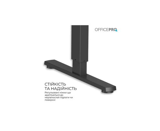 Комп'ютерний стіл OfficePro ODE1260B Black (ODE1260B), зображення 9 Комп'ютерний стіл OfficePro ODE1260B Black (ODE1260B), зображення 9