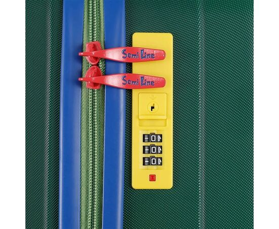 Чемодан Semi Line 20" (S) Dark Green (T5805-1) (DAS303406), изображение 7 Чемодан Semi Line 20" (S) Dark Green (T5805-1) (DAS303406), изображение 7