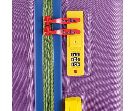 Чемодан Semi Line 24" (M) Purple (T5845-2) (DAS303419), изображение 7 Чемодан Semi Line 24" (M) Purple (T5845-2) (DAS303419), изображение 7