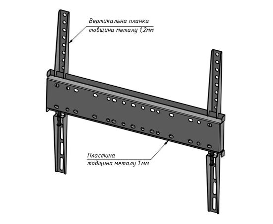 Кронштейн Sector TV4F Black, изображение 12 Кронштейн Sector TV4F Black, изображение 12