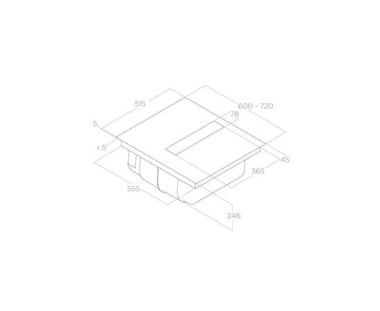 Варочная поверхность Elica NIKOLATESLA FIT RAW BR/A/72, изображение 7