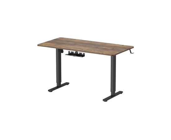 Компьютерный стол OfficePro ODE1470DW Dark Wood/Black (ODE1470DW), изображение 2