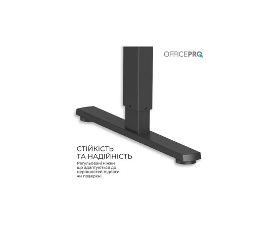 Компьютерный стол OfficePro ODE1670DW Dark Wood/Black (ODE1670DW), изображение 9 Компьютерный стол OfficePro ODE1670DW Dark Wood/Black (ODE1670DW), изображение 9