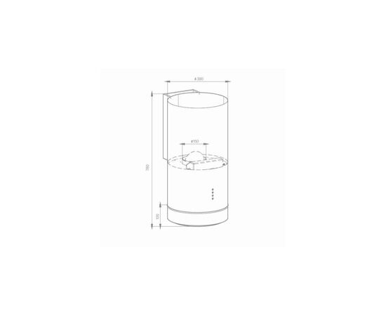 Вытяжка кухонная Interline TUBE S BL A/60/T, изображение 11 Вытяжка кухонная Interline TUBE S BL A/60/T, изображение 11