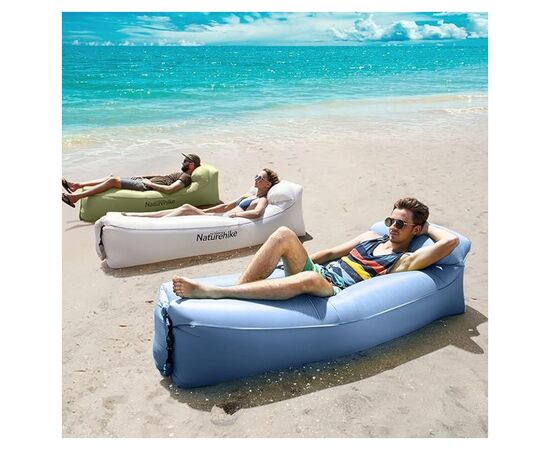 Матрас надувной Naturehike Ламзак NH20FCD06 блакитний (6927595777060), изображение 5 Матрас надувной Naturehike Ламзак NH20FCD06 блакитний (6927595777060), изображение 5