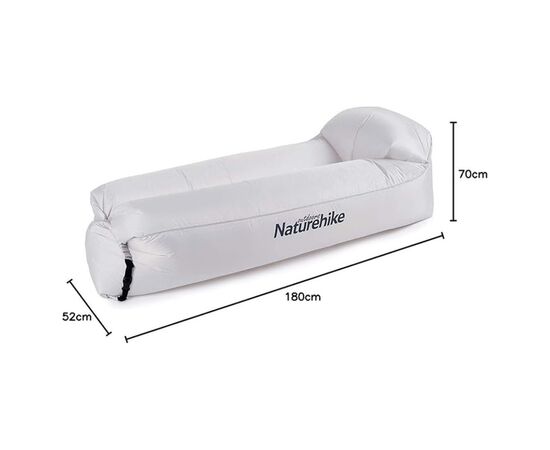 Матрас надувной Naturehike Ламзак NH20FCD06 сірий (6927595747506), изображение 2