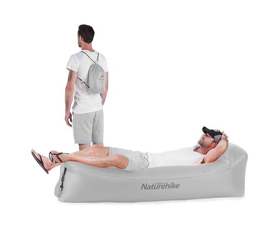 Матрас надувной Naturehike Ламзак NH20FCD06 сірий (6927595747506), изображение 3