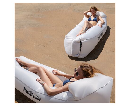 Матрас надувной Naturehike Ламзак NH20FCD06 сірий (6927595747506), изображение 5