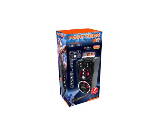 Акустическая система Media-Tech Boombox BT 18W Black (MT3150), изображение 7
