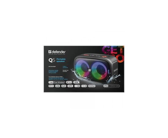 Акустическая система Defender Q5 Black (65305), изображение 6 Акустическая система Defender Q5 Black (65305), изображение 6