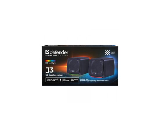 Акустическая система Defender J3 Black (65963), изображение 6 Акустическая система Defender J3 Black (65963), изображение 6