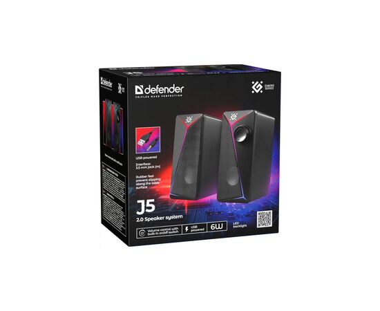 Акустическая система Defender J5 Black (65965), изображение 7 Акустическая система Defender J5 Black (65965), изображение 7