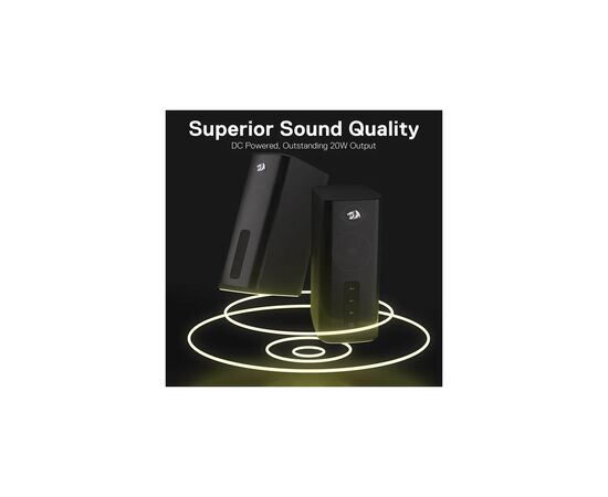 Акустическая система Redragon Connie GS814 RGB Bluetooth Black (71987), изображение 3 Акустическая система Redragon Connie GS814 RGB Bluetooth Black (71987), изображение 3