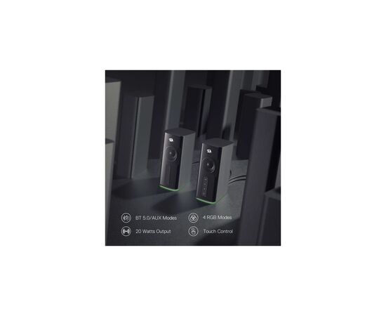 Акустическая система Redragon Connie GS814 RGB Bluetooth Black (71987), изображение 6 Акустическая система Redragon Connie GS814 RGB Bluetooth Black (71987), изображение 6