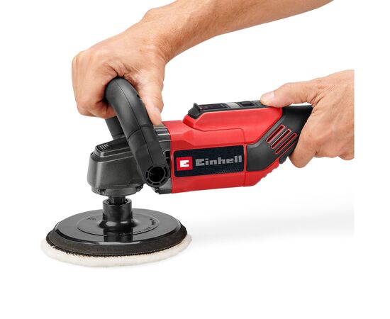 Шлифовальная машина Einhell полировальная CC-PO 1100/150 CE 1100W, 150мм, 500-3500об/мин (2093250), изображение 2 Шлифовальная машина Einhell полировальная CC-PO 1100/150 CE 1100W, 150мм, 500-3500об/мин (2093250), изображение 2
