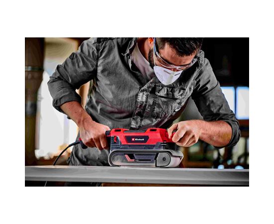 Шлифовальная машина Einhell TE-BS 850E ленточная, 850Вт, 75х533мм (4466245), изображение 10 Шлифовальная машина Einhell TE-BS 850E ленточная, 850Вт, 75х533мм (4466245), изображение 10