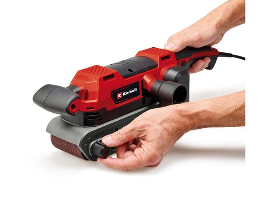 Шлифовальная машина Einhell TE-BS 850E ленточная, 850Вт, 75х533мм (4466245), изображение 2 Шлифовальная машина Einhell TE-BS 850E ленточная, 850Вт, 75х533мм (4466245), изображение 2