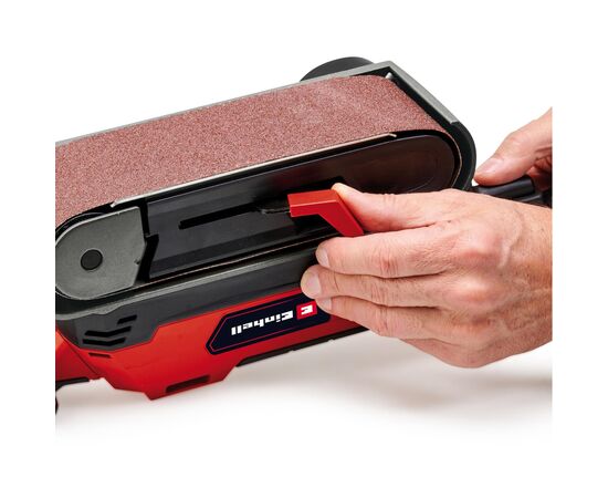 Шлифовальная машина Einhell TE-BS 850E ленточная, 850Вт, 75х533мм (4466245), изображение 4 Шлифовальная машина Einhell TE-BS 850E ленточная, 850Вт, 75х533мм (4466245), изображение 4