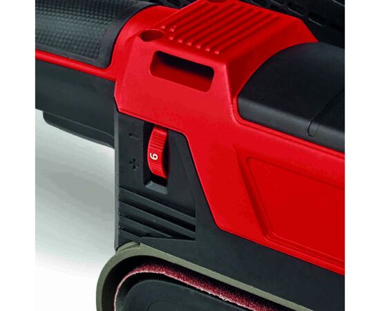 Шлифовальная машина Einhell TE-BS 850E ленточная, 850Вт, 75х533мм (4466245), изображение 5 Шлифовальная машина Einhell TE-BS 850E ленточная, 850Вт, 75х533мм (4466245), изображение 5