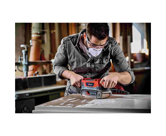 Шлифовальная машина Einhell TE-BS 850E ленточная, 850Вт, 75х533мм (4466245), изображение 9 Шлифовальная машина Einhell TE-BS 850E ленточная, 850Вт, 75х533мм (4466245), изображение 9