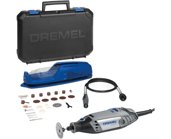 Гравер Dremel 3000-1/25 130W, 10000-33000об/хв, 25 насадок, кейс (F.013.300.0JP)